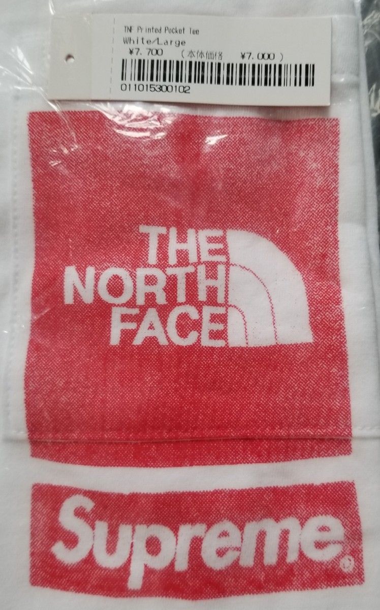 新品 未開封 Supreme The NorthFace Printed Pocket Tee