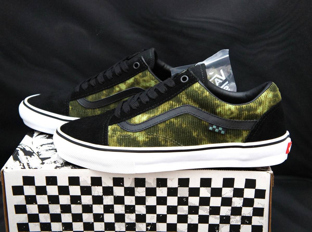 SALE！【新品】US8.5 26.5cm VANS バンズ SKATE OLD SKOOL スケート オールドスクール CORDUROY TIE-DYE/BLACK/WHITE_画像1