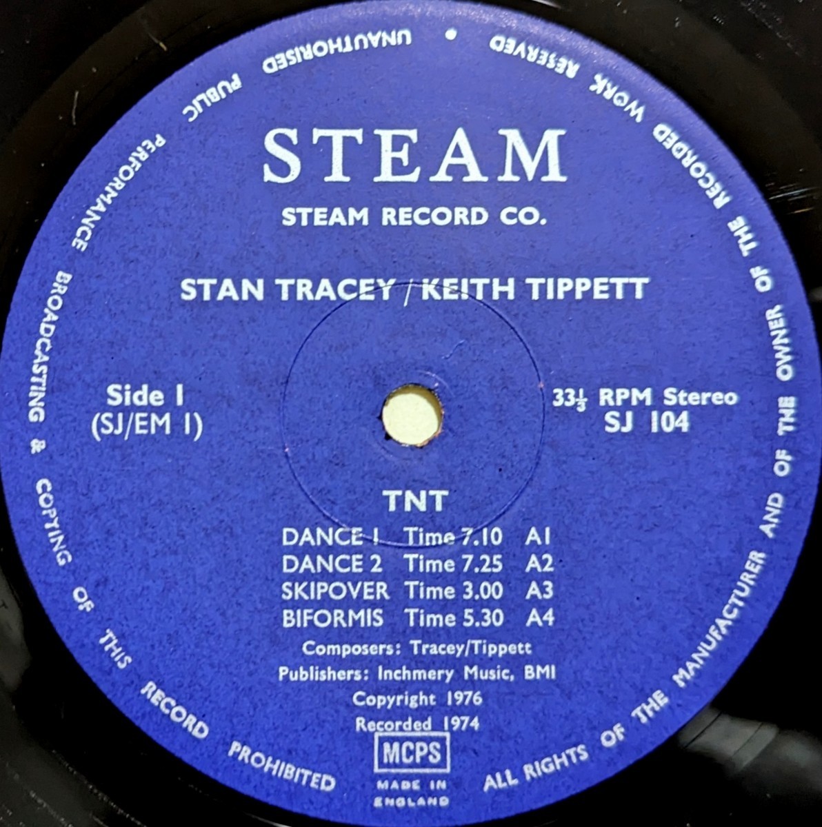 Keith Tippett & Stan Tracey-TNT★英Steam Orig.盤_画像3