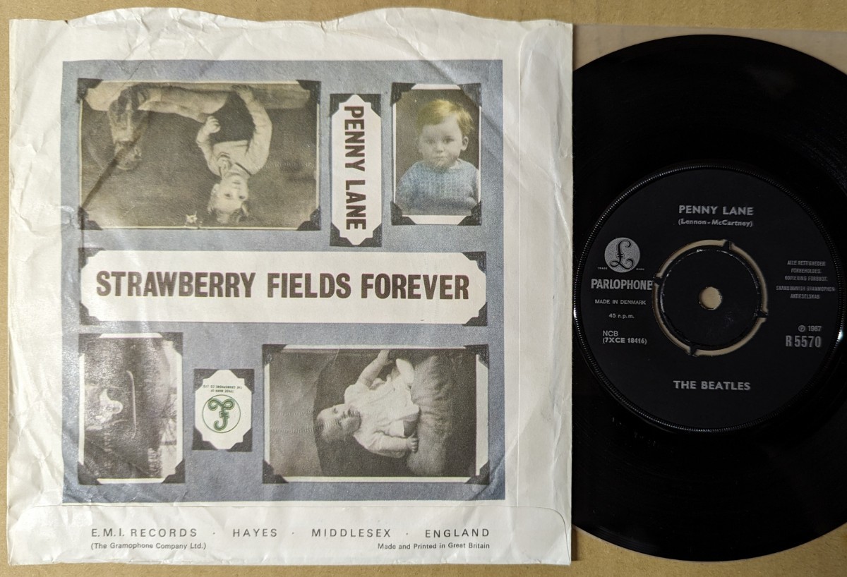 The Beatles-Strawberry Fields Forever★英/スウェーデンOrig.7"_画像2