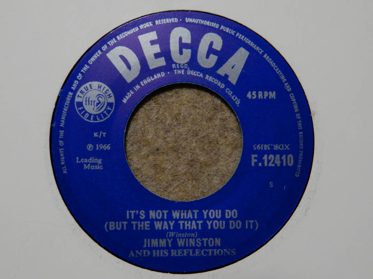 Jimmy Winston & The Reflections(Small Faces)-Sorry She's Mine★英・復刻7”/Modsの画像2