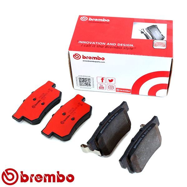  brembo ブレンボ ブレーキパッド リア用 P28 022N HONDA プレリュード/インクス BB5 BB7 CERAMIC ディスクパッド