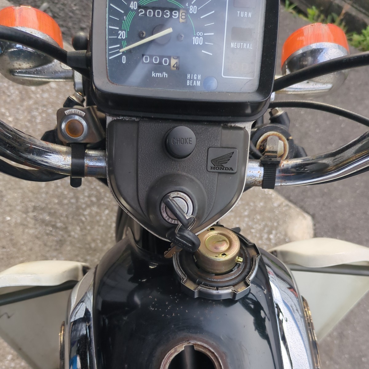 引き取り限定CD125Tベンリー　ナンバー　自賠責保険二か月付_20039ｋｍ