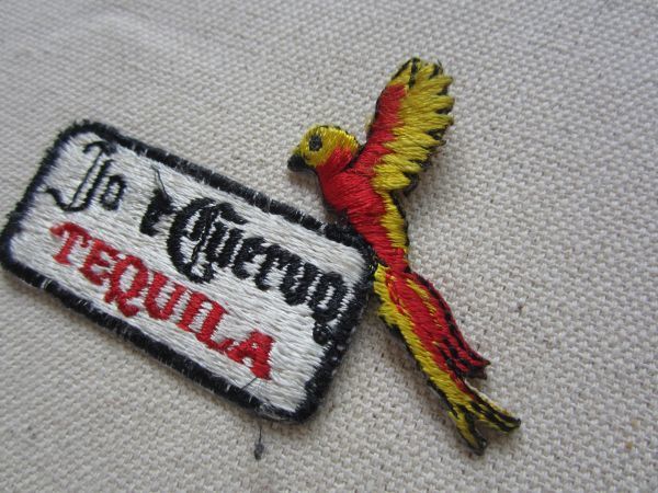 Jos Cuervo ホセ・クルエボ テキーラ メキシコ 鳥 お酒 パッケージ ロゴ ワッペン/パッチ 刺繍 カスタム 古着 企業 海外 ③ 540_画像5