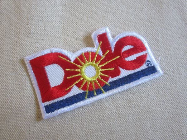 Dole ドール ロゴ バナナ ワッペン/パッチ 企業 USA 古着 アメリカ アメカジ カスタム キャップ ワークシャツ 135_画像2