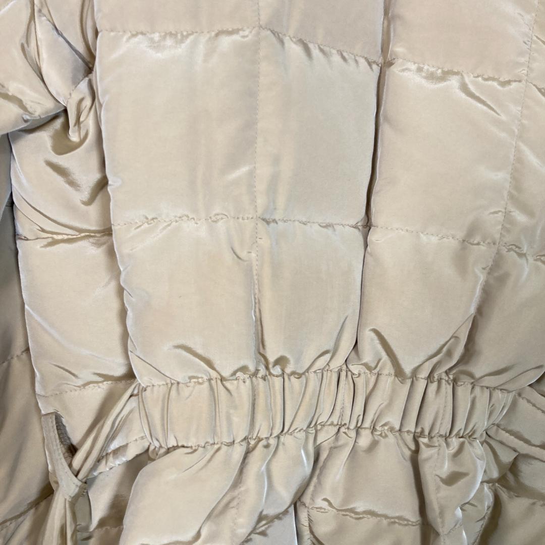 良品】MaxMara マックスマーラ ダウンジャケット ファー ベージュ