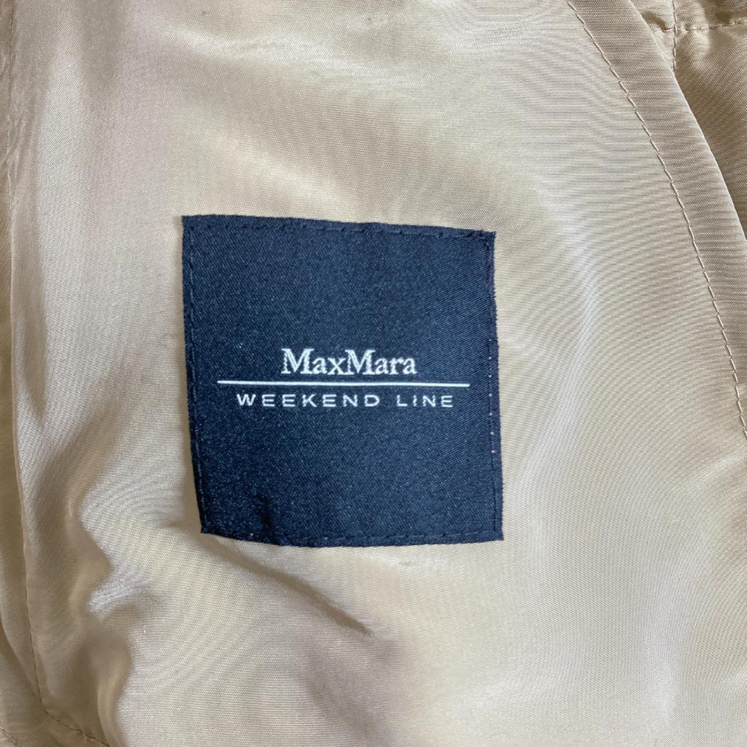 良品】MaxMara マックスマーラ ダウンジャケット ファー ベージュ