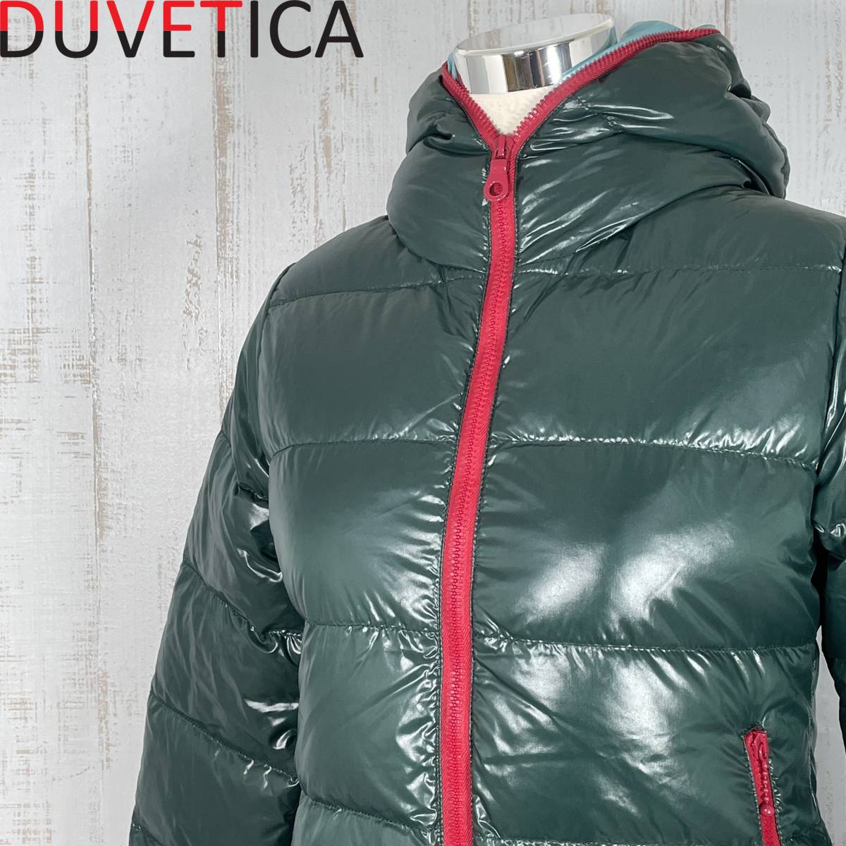 極美品】DUVETICA デュベティカ ダウンジャケット 緑-