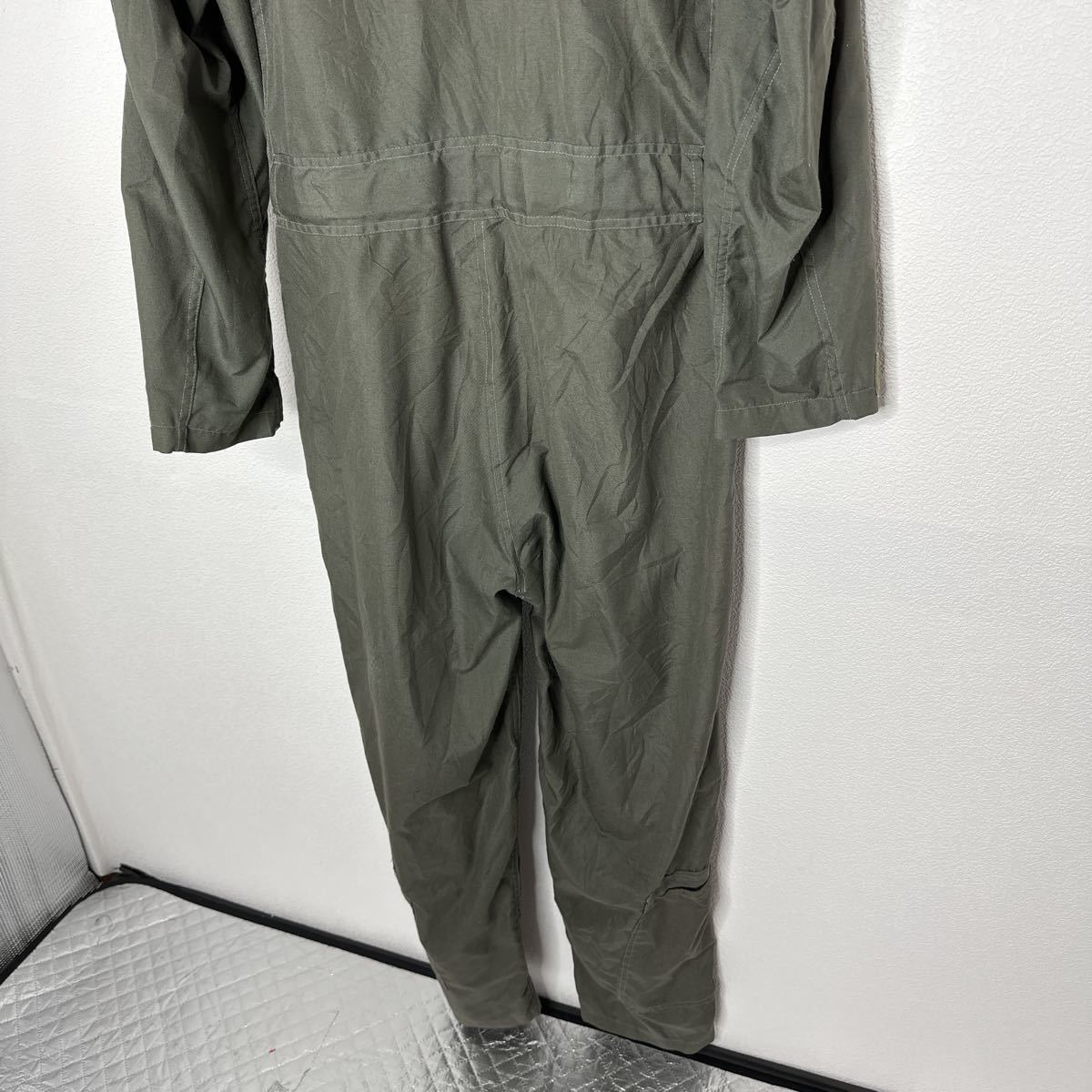 COVERALLS,FLYERS, SUMMER, FIRE RESISTANT CWU-27/P ■NO.6011-92■8415-01-043-8390 ■100% NON-MELTING AROMATIC 米軍 フライトスーツ 1_画像7