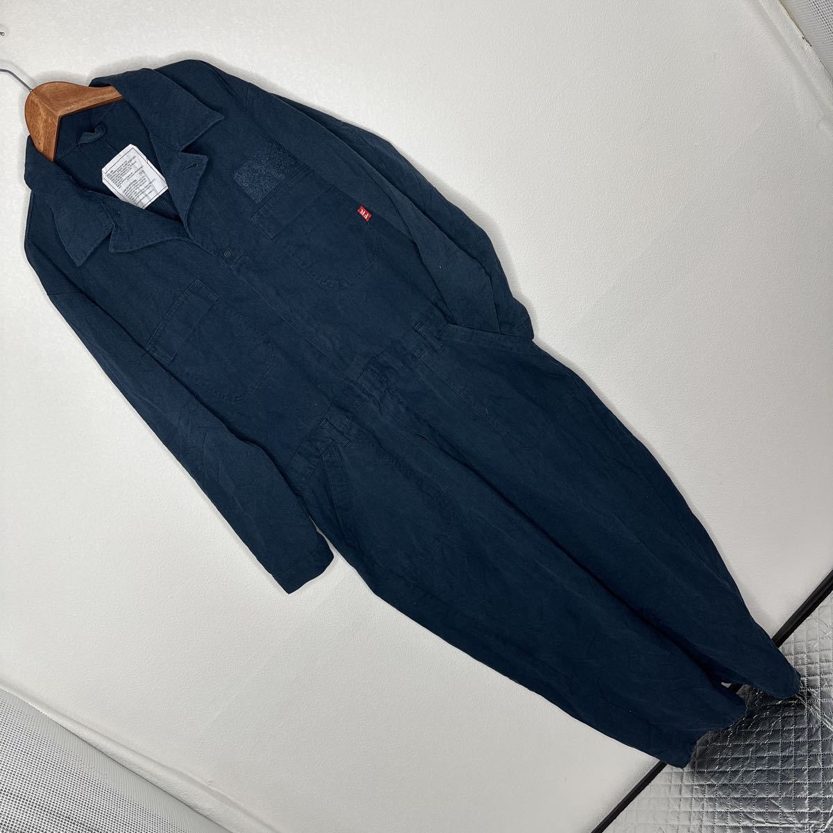 USA製■SIZE 46R■STOCK NUMBER 8415-81-561-2736 COVERALL■オールインワン■ビンテージ 難燃性素材 キャンプ 焚き火 DIY米軍作業服 3