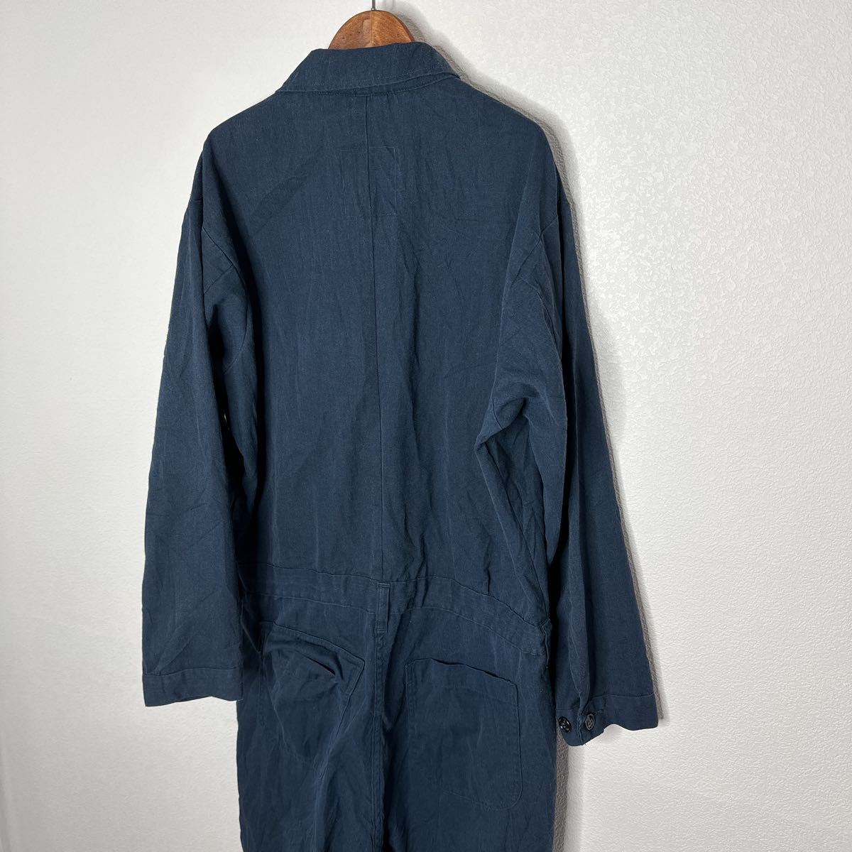 USA製■SIZE 46R■STOCK NUMBER 8415-81-561-2736 COVERALL■オールインワン■ビンテージ 難燃性素材 キャンプ 焚き火 DIY米軍作業服 3