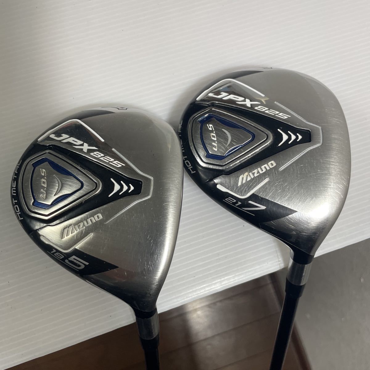 FW2 шт. комплект MIZUNO JPX 825 5W 7W 18° 21° MF-200 R Flex Mizuno Fairway Wood номер 1147