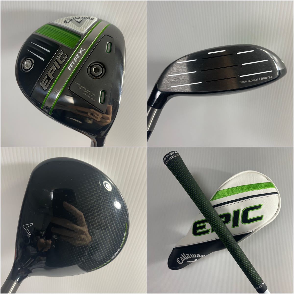 Callaway EPIC MAX SRセット オデッセイパター キャロウェイ訳あり未使用品キャディバック付き エピック マックス X2 HOT ODYSSEY 番19_画像3