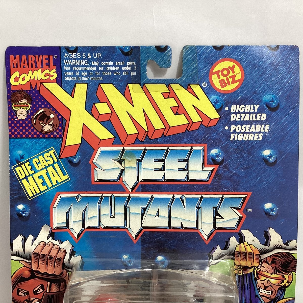 未開封　タカラ X-MEN スチールコレクション２ ジャガーノート VS サイクロップス 2個　ダイキャスト製　TOYBIZ社　マーベル_画像3