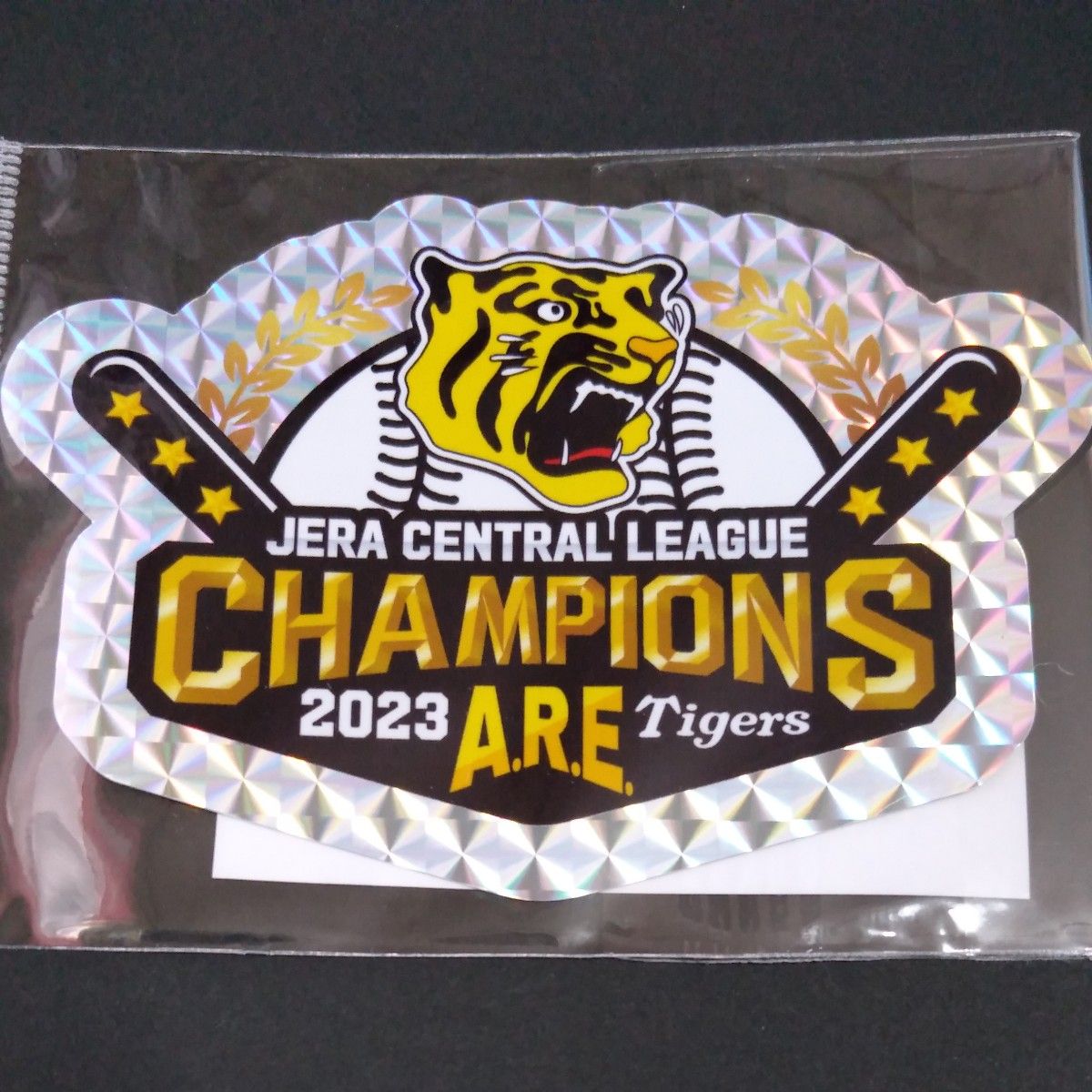 阪神タイガース 優勝記念 キラキラステッカー 1枚|Yahoo 阪神タイガース 優勝記念 キラキラステッカー 1枚|Yahoo