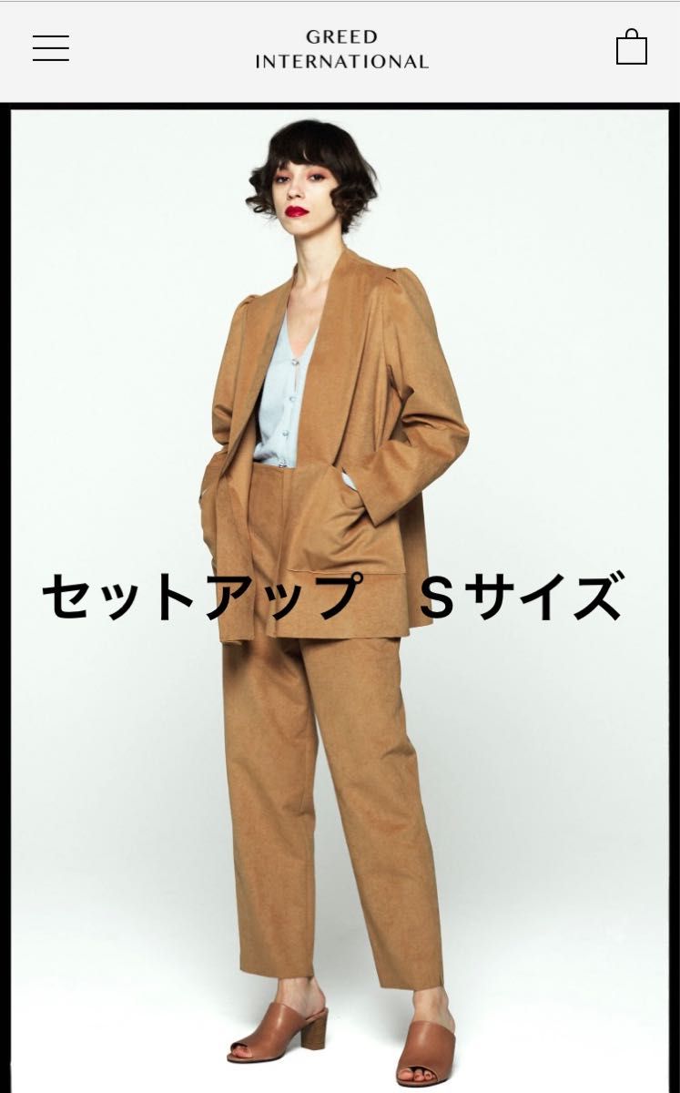 新品販売品 GREED Soft Suede Jacket pants セットアップ スーツ