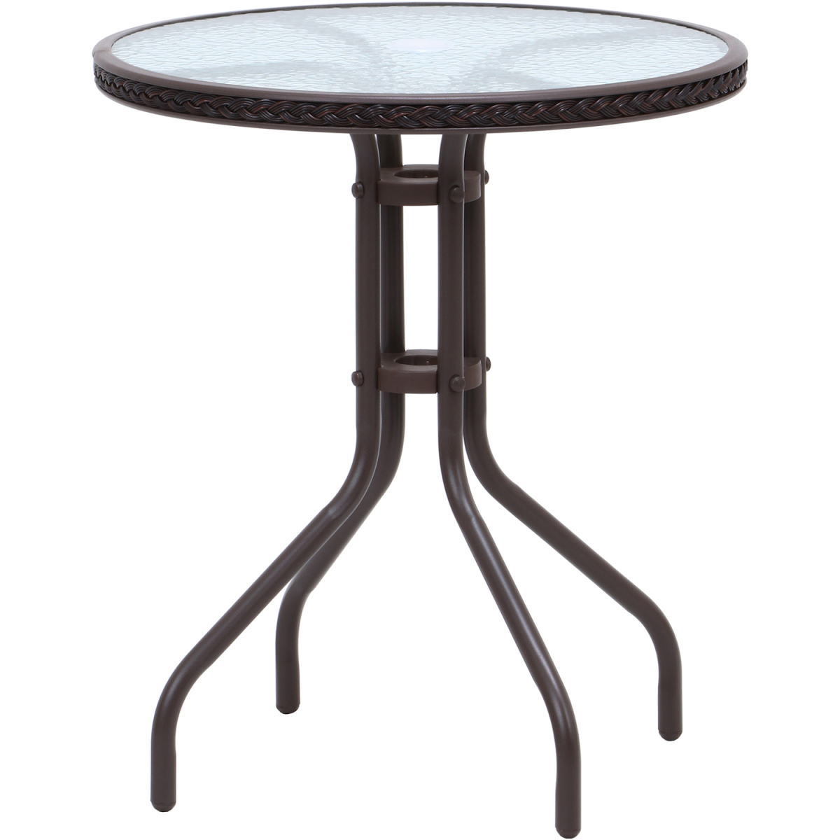  glass garden table 79725-37292 Brown 