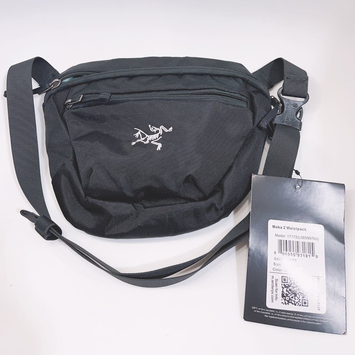 新品 Arc'teryx Maka 2 マカ 2 ウエストパック アークテリクス ブラック ショルダーバッグ タグ付き_画像1