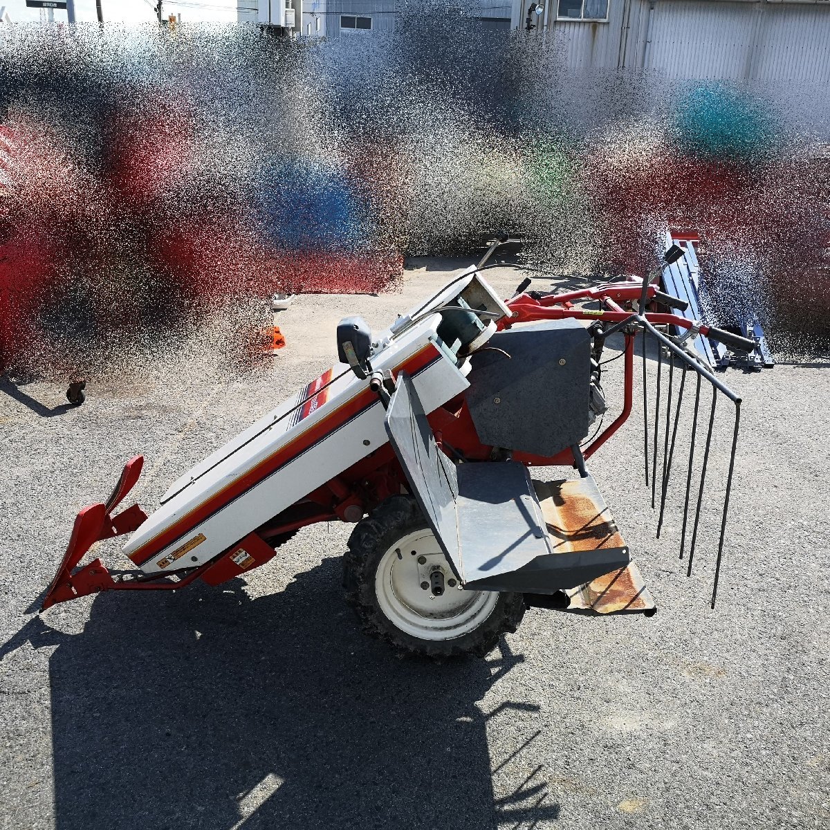 （滋賀）ヤンマー ビーンハーベスタ YBR450 滋賀県より直接引取りのみ_画像5