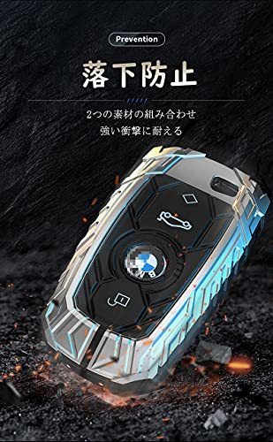 SANRILY BMW純正 キーケース スマートキーケース キーカバー キー保護 キーホルダー bmw向け 1 3 4 5 6 7シリーズ X3 X4 M5 M6 f10 f11_画像3