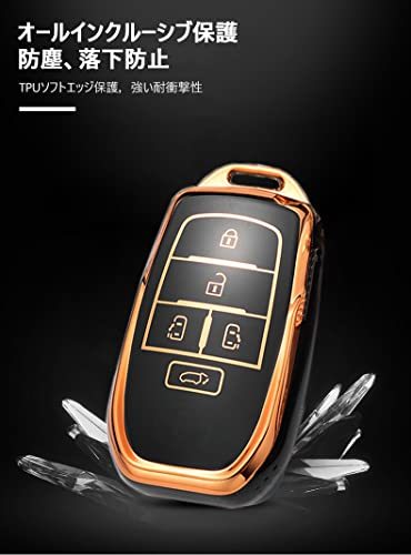 SANRILY トヨタ向けの キーケース キーホルダー キーカバー キー保護 新型 ヴォクシー ノア 90 系 キーケース アルファード_画像3