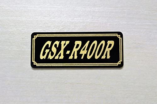 E-699-3 GSX-R400R 黒/金 オリジナル ステッカー タンク テールカウル サイドカバー デカール エンブレム フェンダー ビキニカウル_画像1