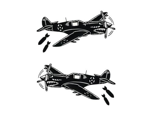 カッティングステッカー AIRFORCE 左右セット18cm マットブラック ミリタリー 飛行機_画像1