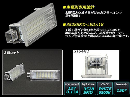 LED カーテシランプ フットランプ ルームランプBMWミニ用 R50 R52 R53 R55 R56 R57 R60 R-126-mi_画像3