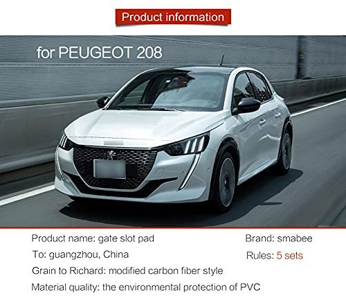 プジョー Peugeot 208 e-208 ライン 2020-2021 専用 ポケットマット ノンスリップマット 車種専用設計 車内 内装 滑り止めマット_画像4