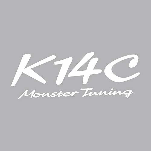 MONSTER SPORT K14C MONSTER Tuning ステッカー ホワイト 217×79mm 切り抜き 896162-0000M_画像1