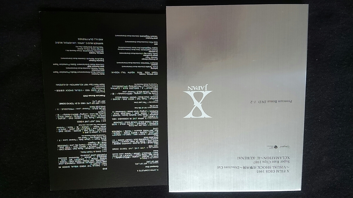 X JAPAN COMPLETE 2 DVD BOX ART OF LIFE DAHLIA LIVE LIVE LIVE TOKYO DOME Extra The Last Live CLIPS II VISUAL SHOCK. Live 