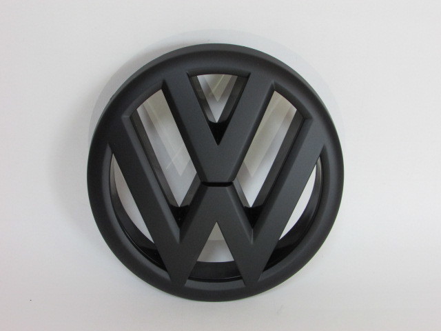 VW フロントエンブレム ゴルフ6 マットブラック 艶消し_画像1