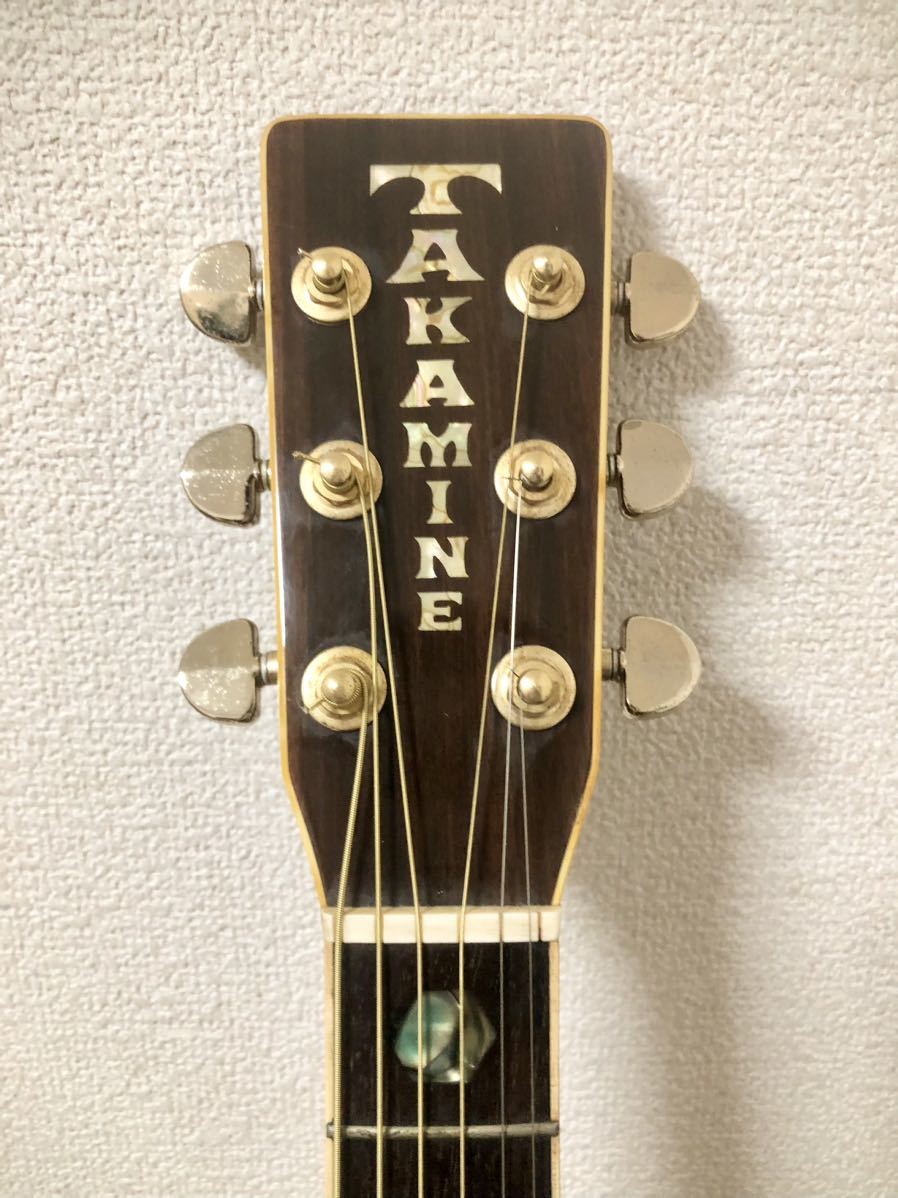 超レアな縦ロゴ！TAKAMINE TD-40 アコースティックギター　タカミネ_画像6