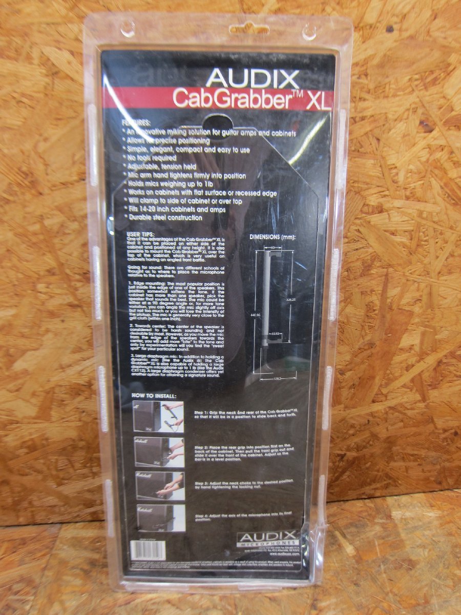 *[ new goods unopened goods ] AUDIX Cab Grabber XL Mike clamp present condition goods *Z872