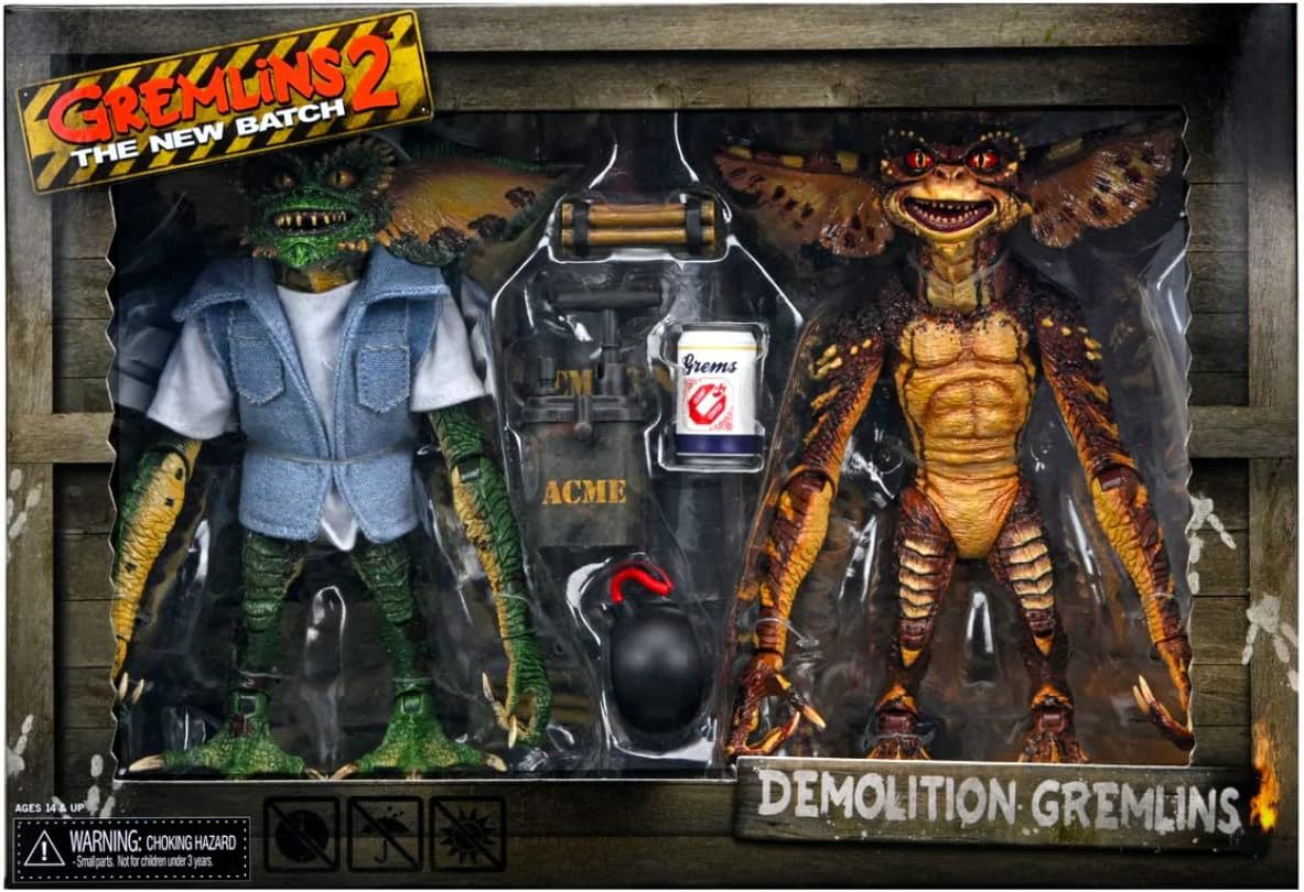 NECA ネカ　グレムリン２ ７"アクションフィギュア デモリッション グレムリン ２-Pack ２体セット _画像1