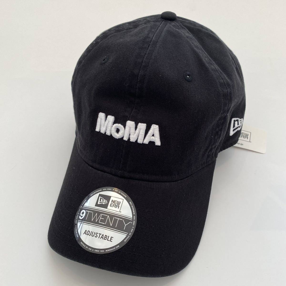 【新品 未使用 タグ付き】MOMA x New Era ロゴ キャップ ブラック