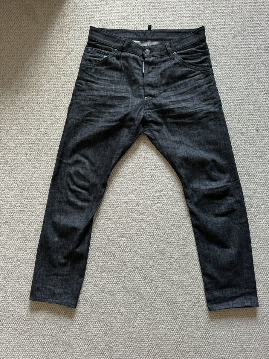 Dsquared2 ディースクエアード ブラックデニム classic kenny jeans 44 中古品_画像1