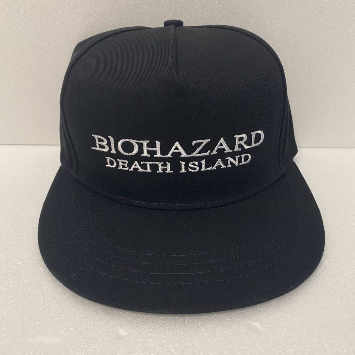 送料520円～ 未使用 全2種 BIOHAZARD DEATH ISLAND CAP TITLE タイトル A-GUA LOGO ロゴ バイオハザード デスアイランド キャップ 帽子_画像5