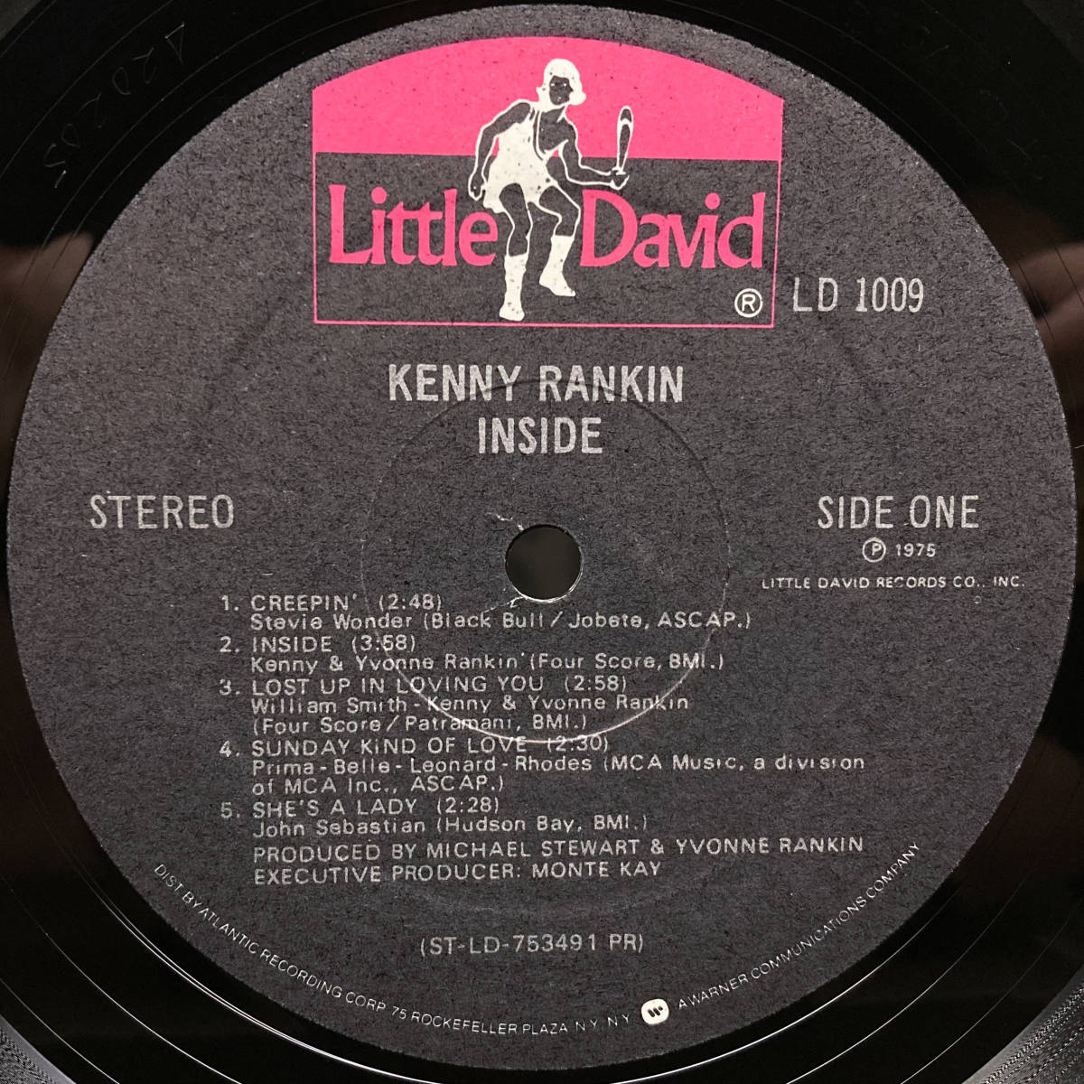 [LP] '75米Orig / Kenny Rankin / Inside / Little David Records / LD 1009 / Vocal / C_画像4