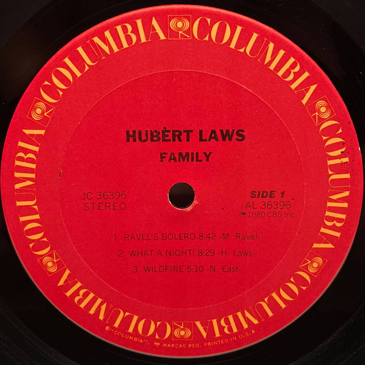 [LP] '80米Orig / Hubert Laws / Family / Columbia / JC 36396 / Soul-Jazz_画像3