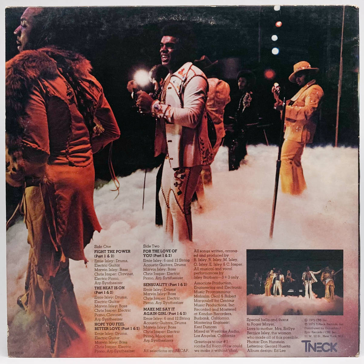 [LP] '75米Orig / The Isley Brothers / The Heat Is On / T-Neck / PZ 33536 / Funk / Disco_画像2