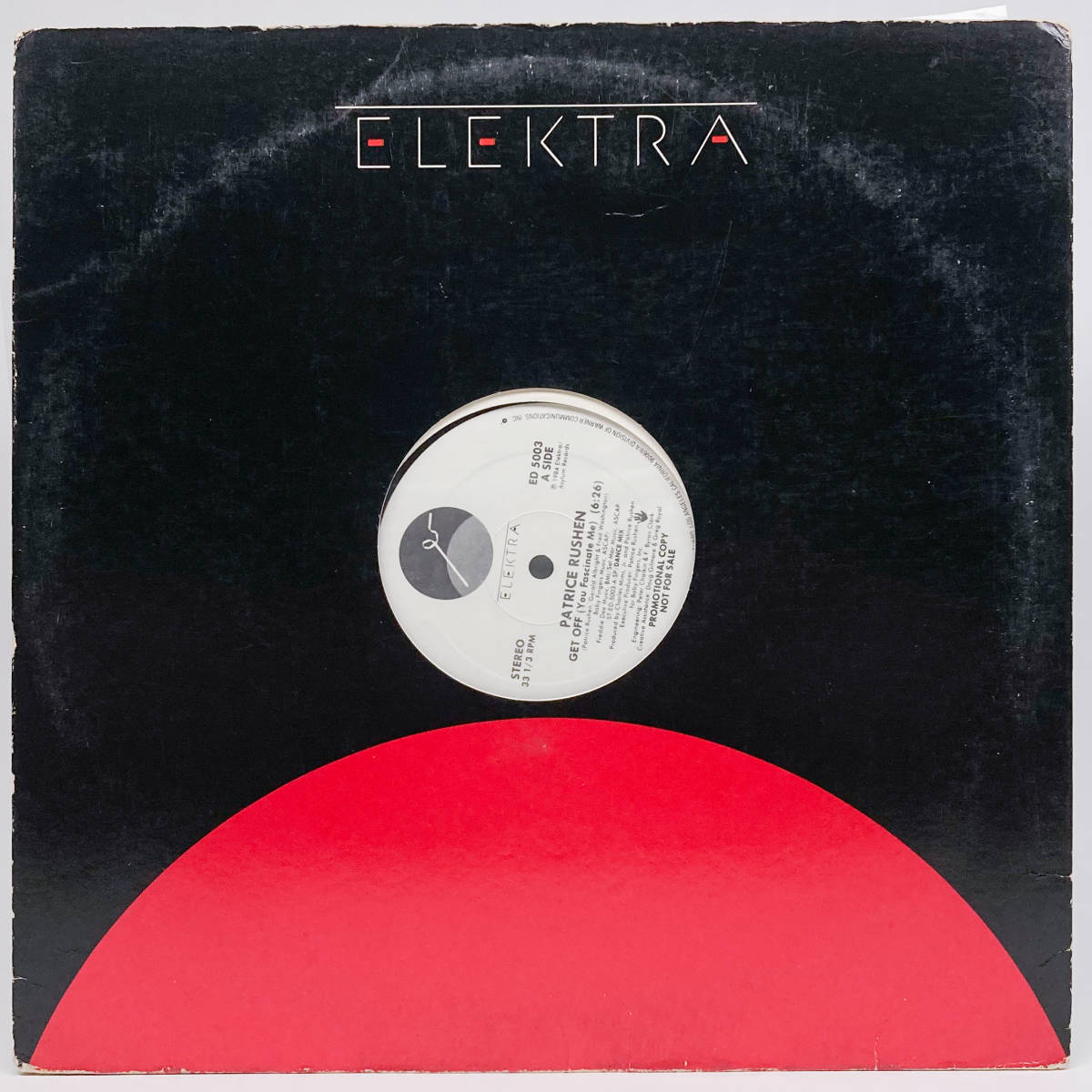 [12] '84米Promo / Patrice Rushen / Get Off (You Fascinate Me) / Elektra / ED 5003 / Disco_画像2