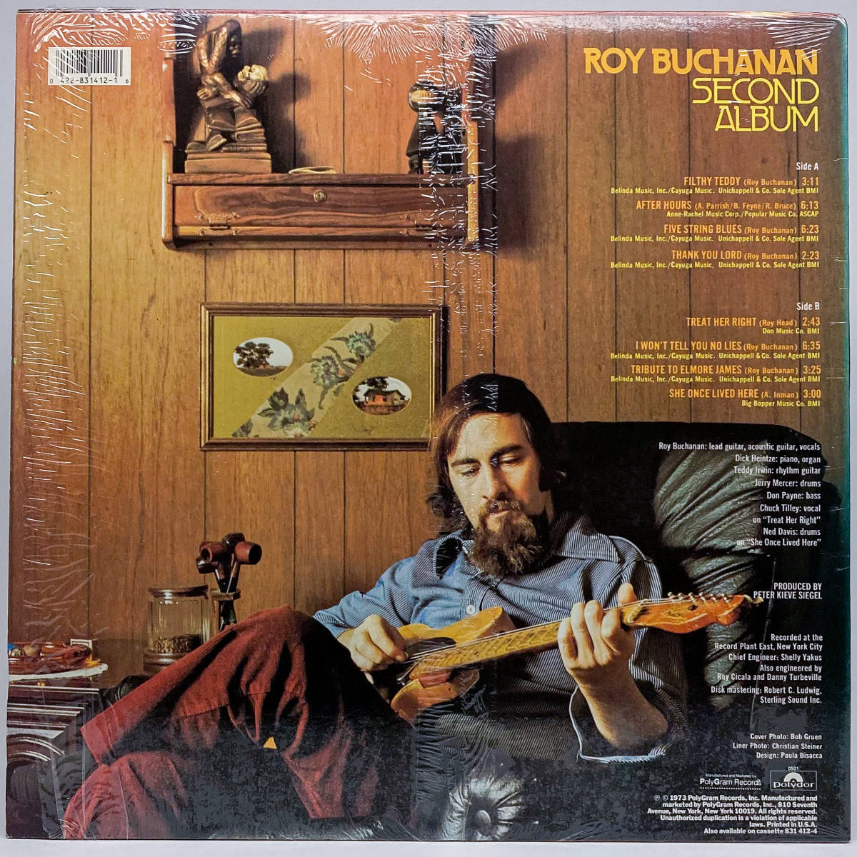 [LP] '73米Orig / Roy Buchanan / Second Album / Polydor / PD-5046, 2391 062 / Blues / シュリンク / 美盤！！_画像2