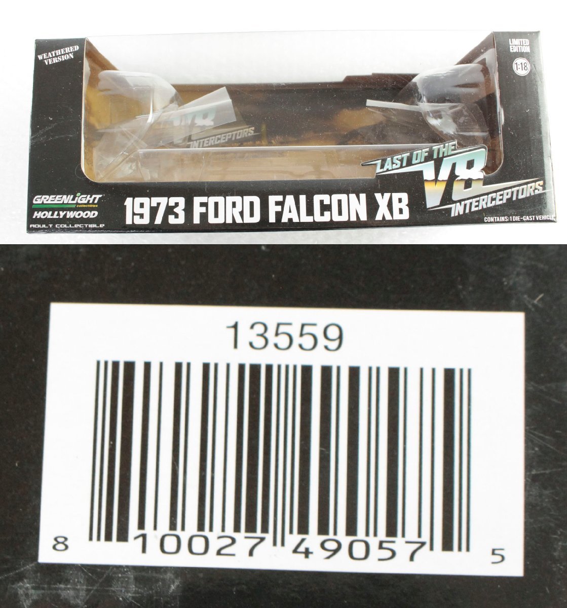 【中古品】1/18 GREENLIGHT HOLLYWOOD フォード XB ファルコン 1973 インターセプター Last of the V8 Interceptors'_画像9