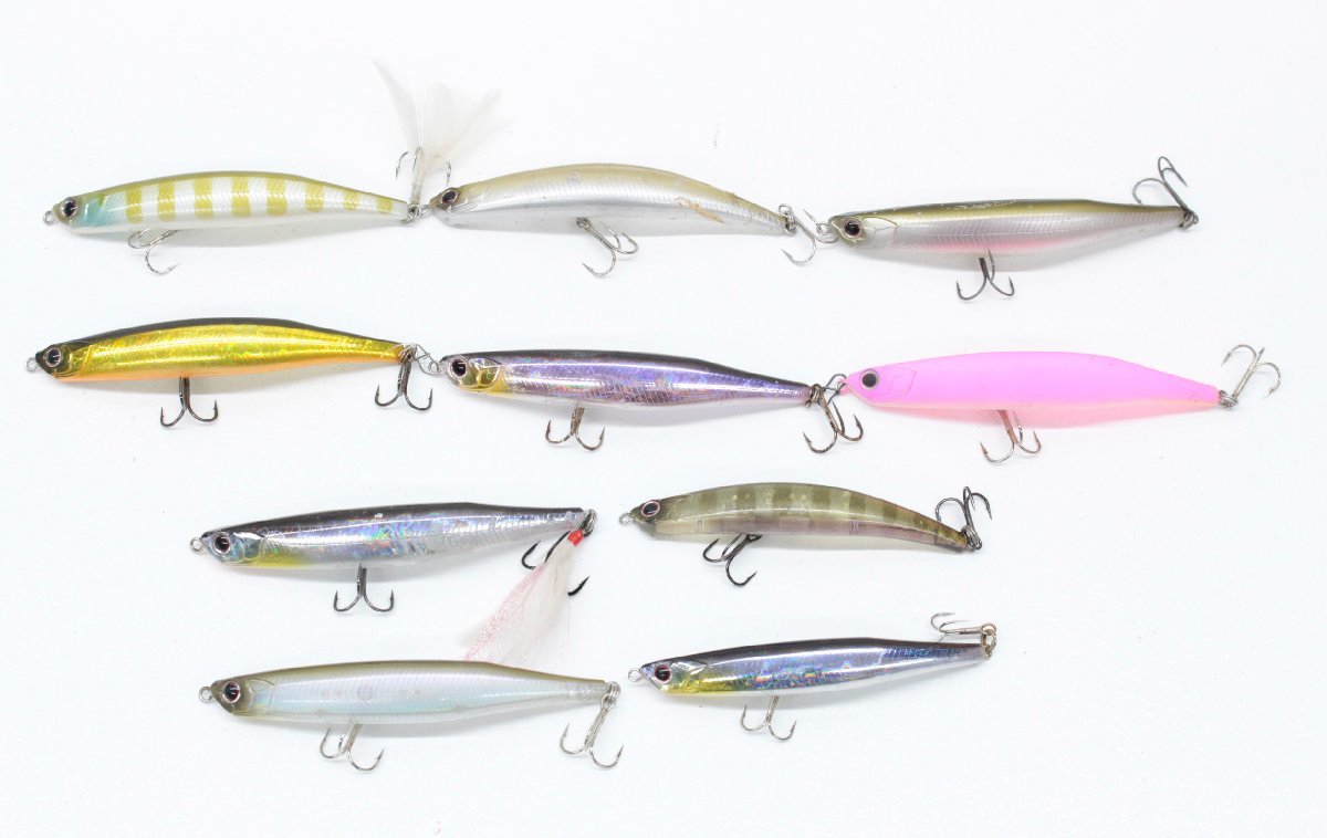 ●【中古品】OSP ベントミノー BENT MINNOW 10個 セット まとめ：_画像1