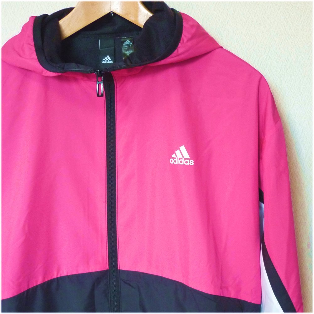  обычная цена 8250 иен новый товар L* Adidas adidas женский розовый × черный ветровка жакет /. способ жакет 