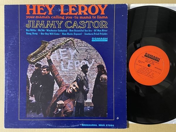 試聴パーティーラテンジャズ Jimmy Castor Hey Leroy LP レアグルーヴ サバービア MONO盤 Our Day Will Come Bang Yeah Yeah カバー_画像1