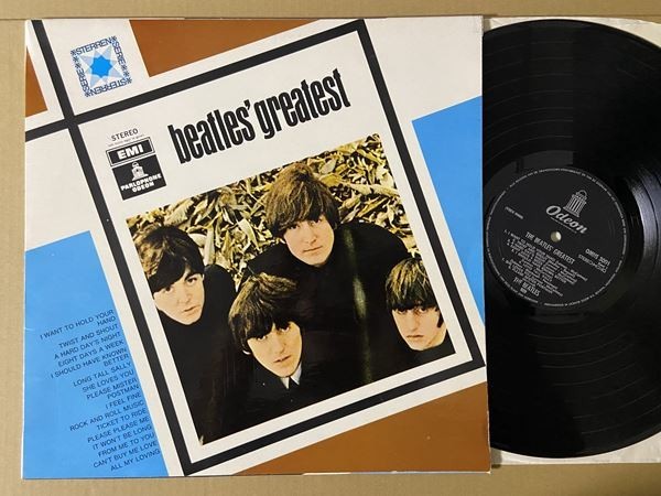 試聴 蘭盤のみ ハイハットのイントロで始まる All My Loving 他 Beatles’ Greatest LP Parlophone Odeon OMHS 3001_画像1