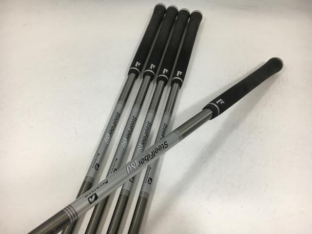 即決 中古美品 (5本)i230 アイアン 6～9.P Steel Fiber i80 選択なし S_画像3