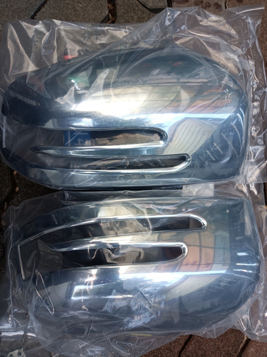  new goods unused Benz G Class W463 latter term after market plating mirror cover left right set 